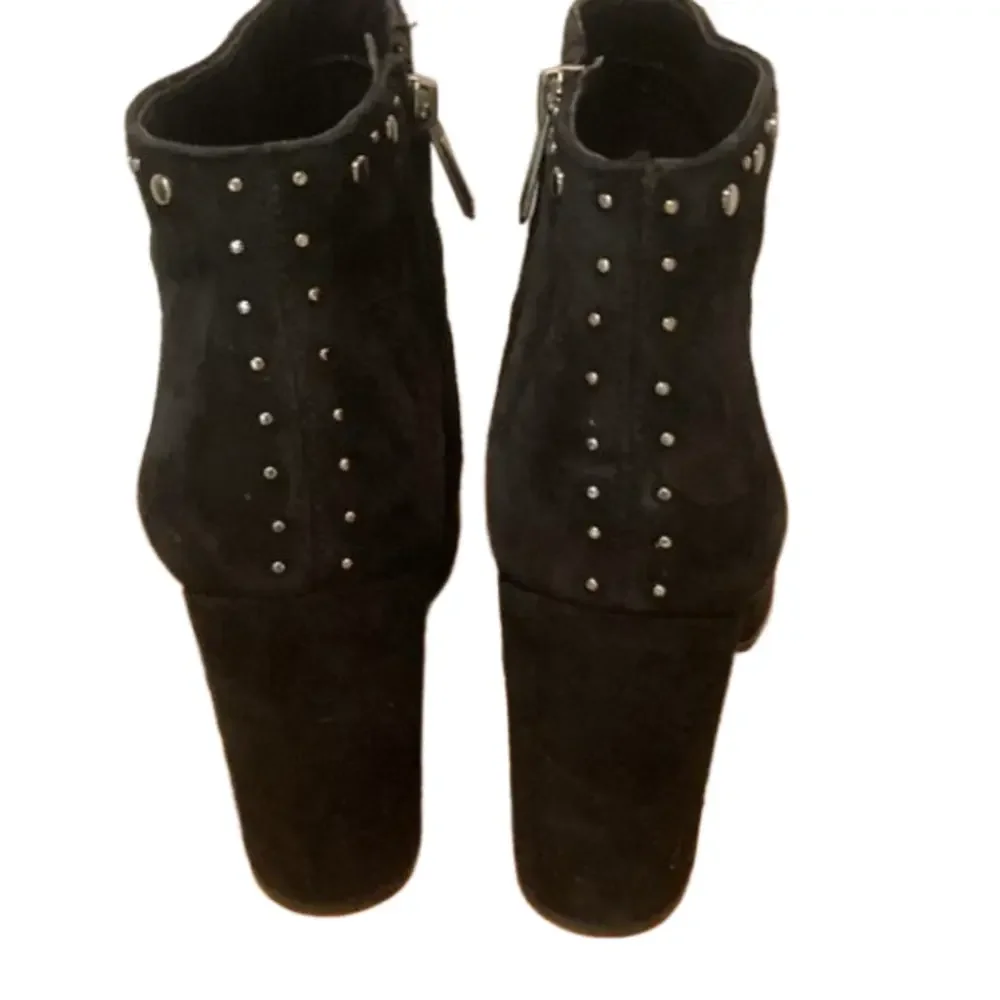 Sam Edelman Ankle Suede Studded Ankle Boots Size 7.5